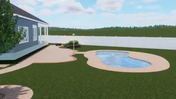 Design rendering for a 2025 installation